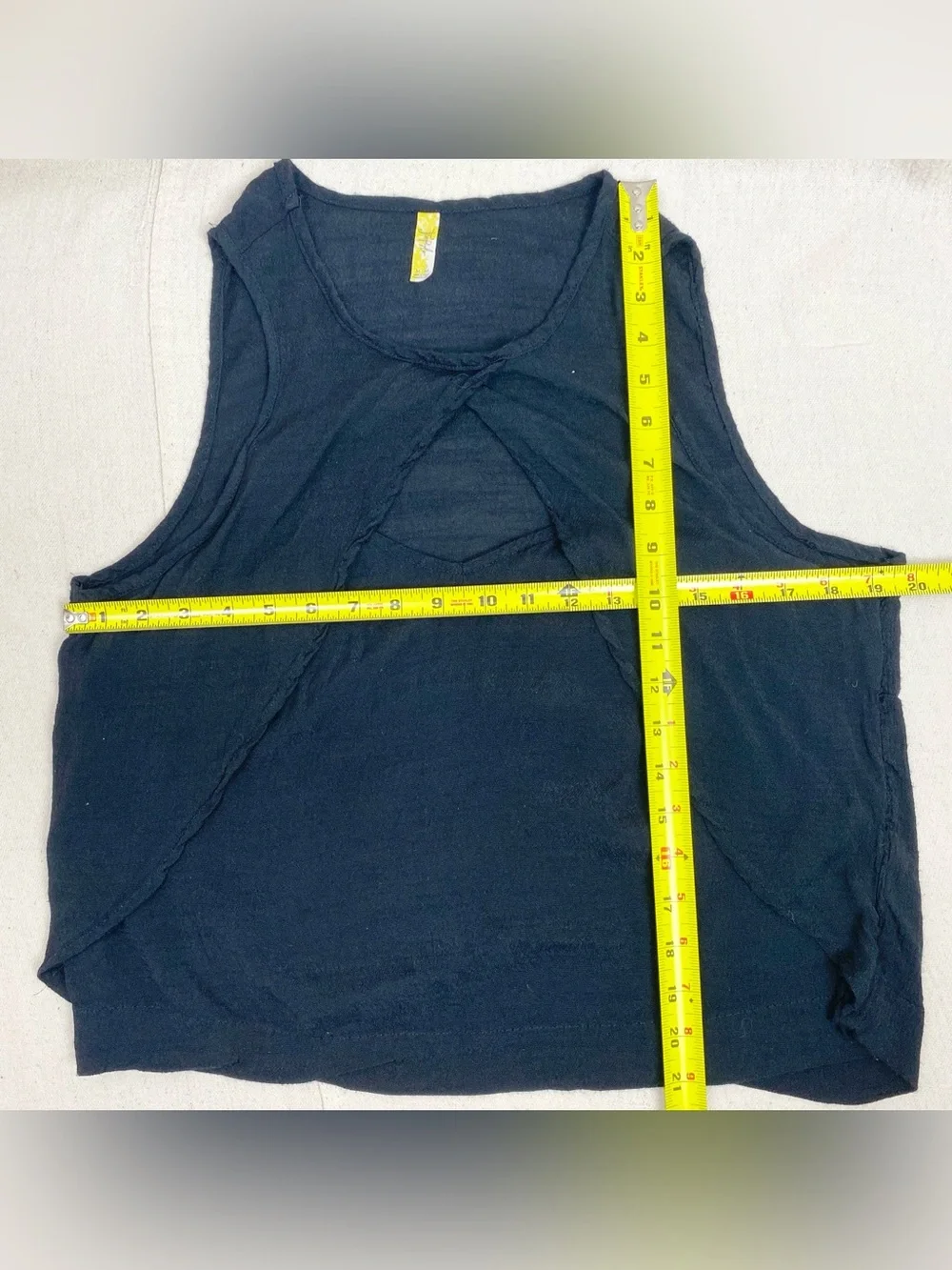Free People Keyhole Flutter Crinkle Tank Top